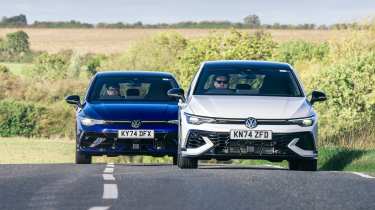 Volkswagen Golf R v Golf GTI Clubsport – pictures evo